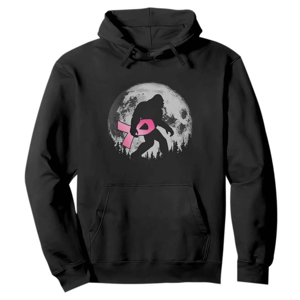 Bigfoot Pink Ribbon Breast Cancer Support Hoodie