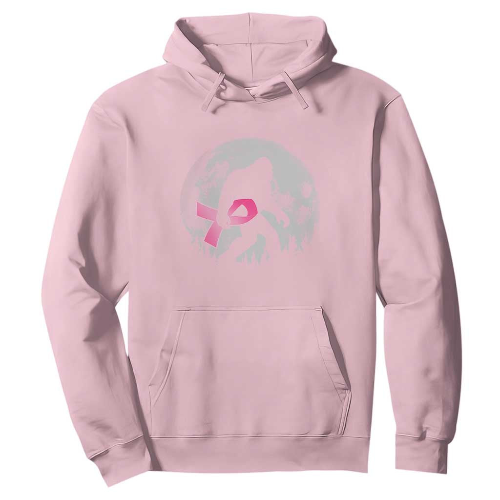 Bigfoot Pink Ribbon Breast Cancer Support Hoodie