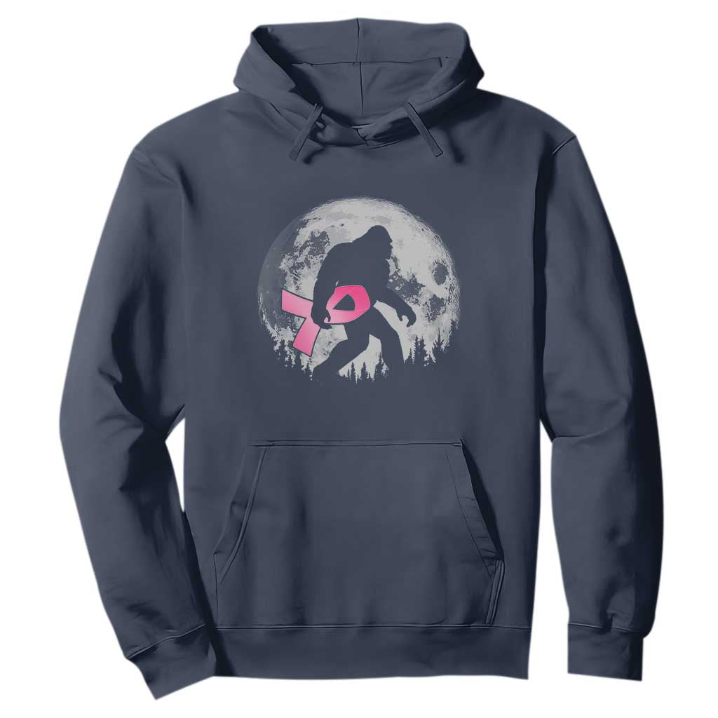 Bigfoot Pink Ribbon Breast Cancer Support Hoodie