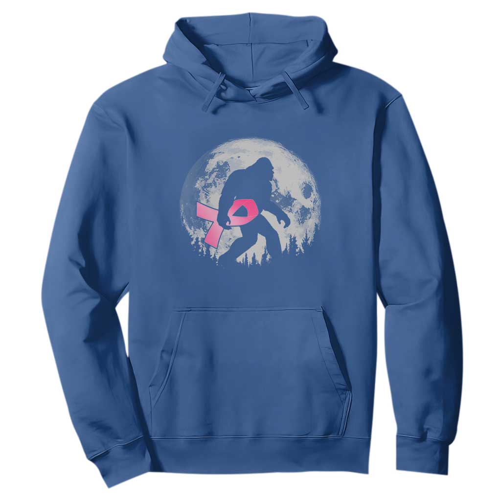 Bigfoot Pink Ribbon Breast Cancer Support Hoodie