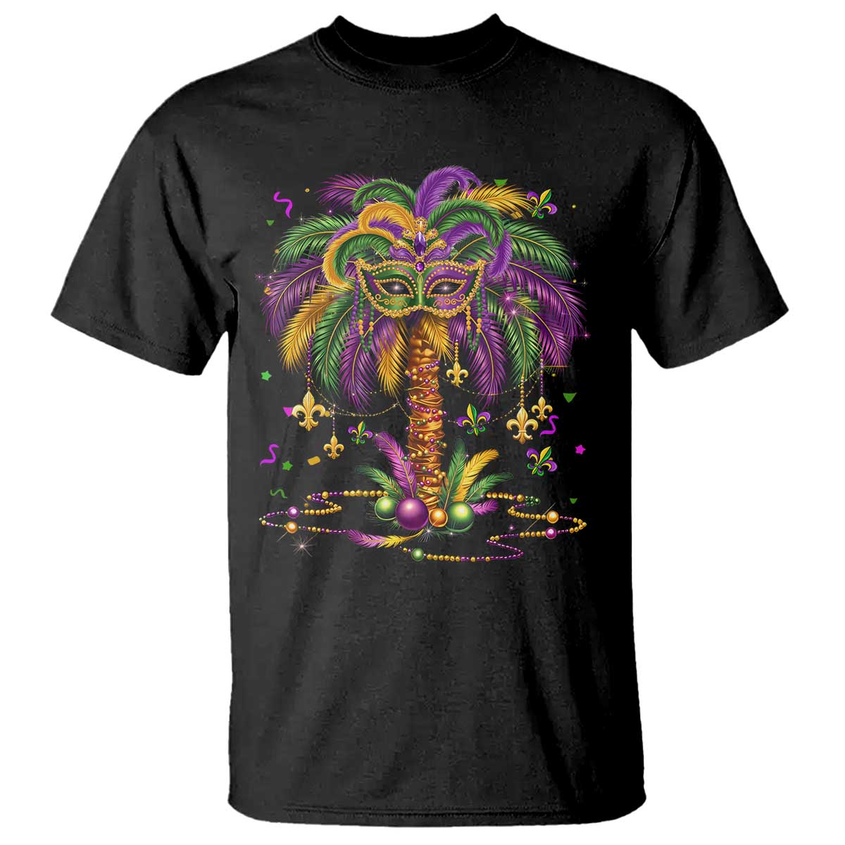 mardi-gras-bead-tree-t-shirt-carnival-new-orleans-hawaiian-tropical-palm-tree-2025