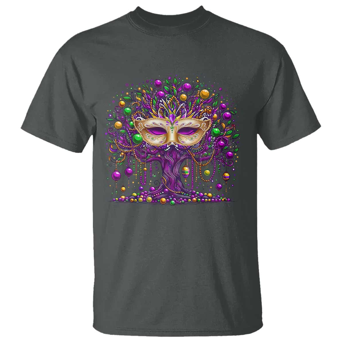 mardi-gras-bead-tree-t-shirt-new-orleans-festival
