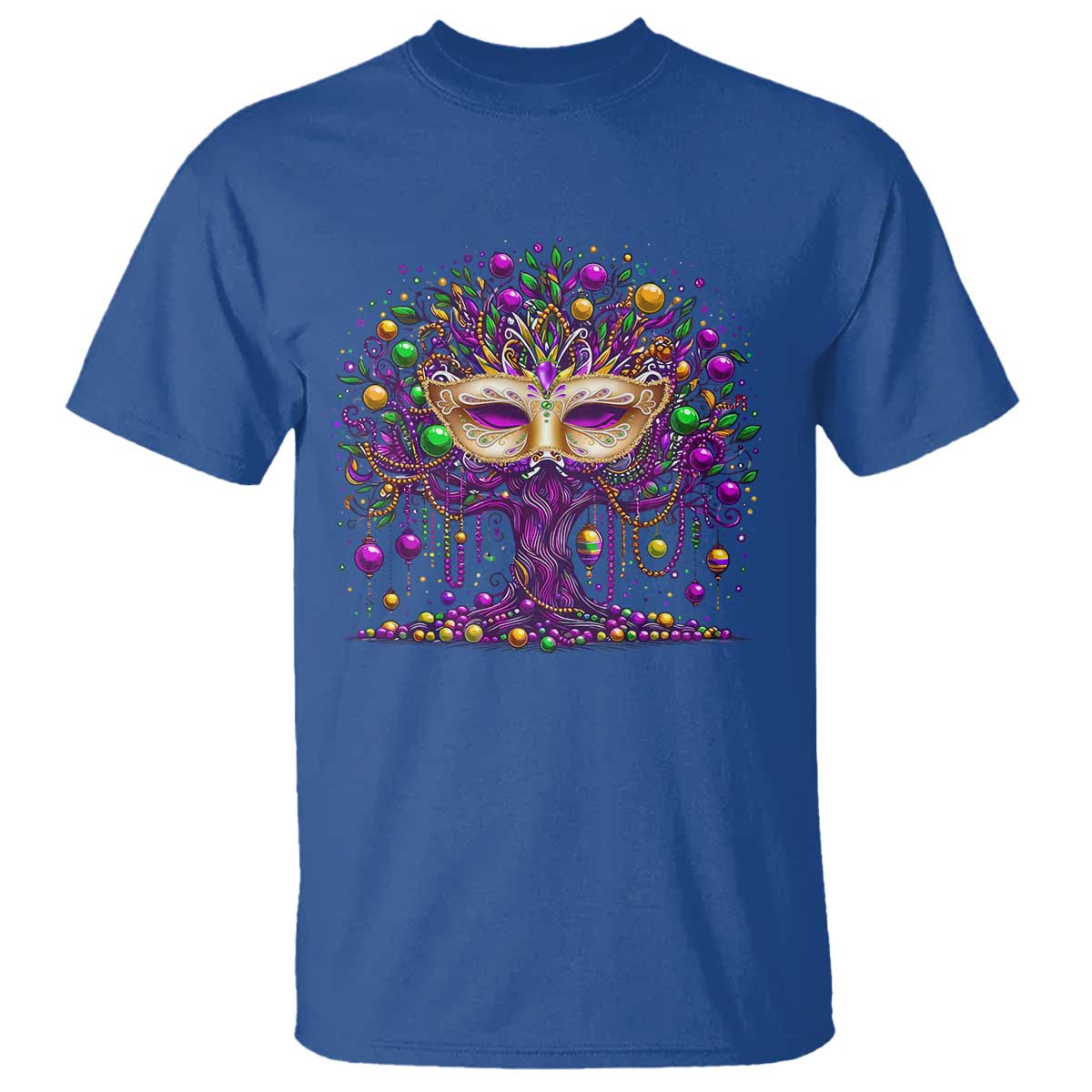 mardi-gras-bead-tree-t-shirt-new-orleans-festival