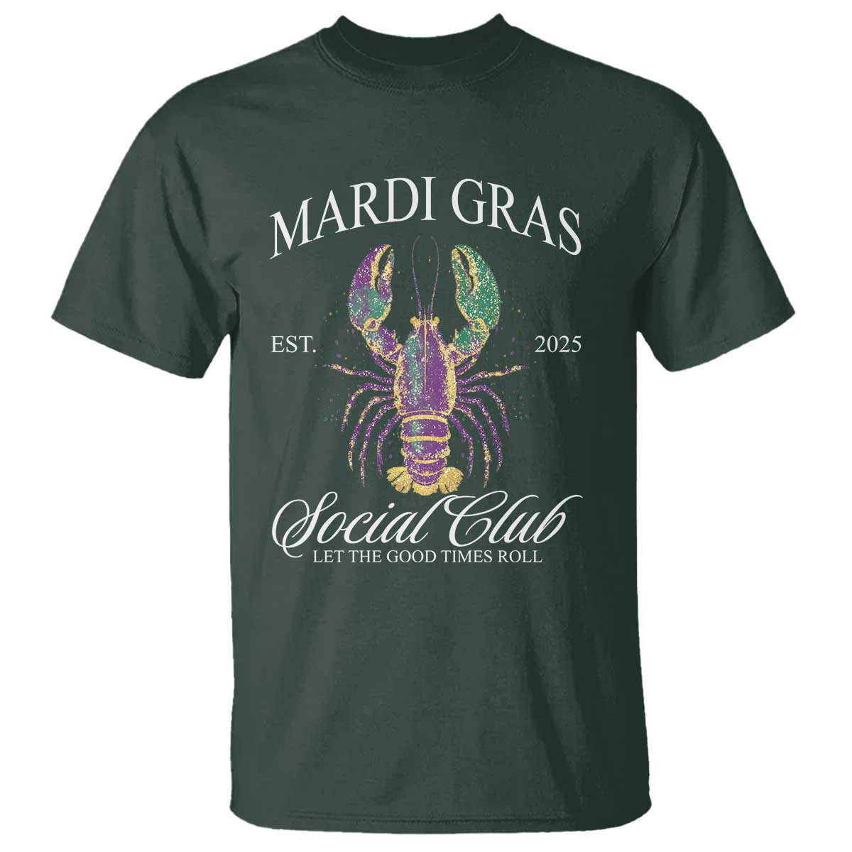 mardi-gras-t-shirt-the-carnival-social-club-louisiana-crawfish-glitter-print