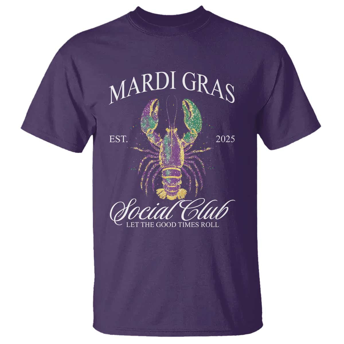 mardi-gras-t-shirt-the-carnival-social-club-louisiana-crawfish-glitter-print