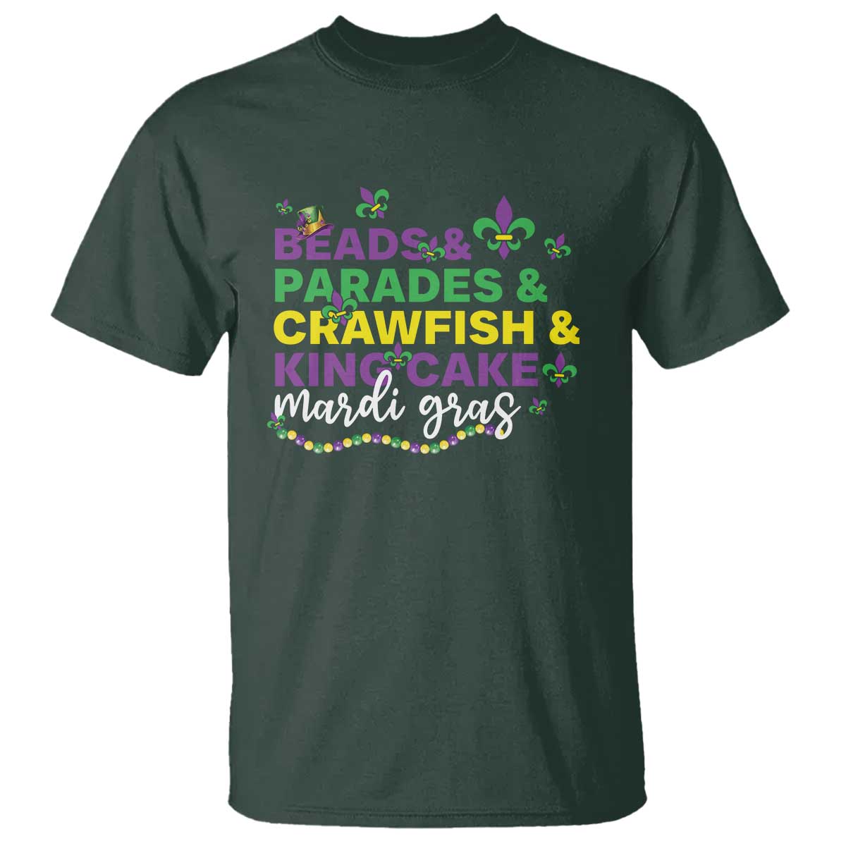 beads-parades-crawfish-king-cake-mardi-gras-t-shirt