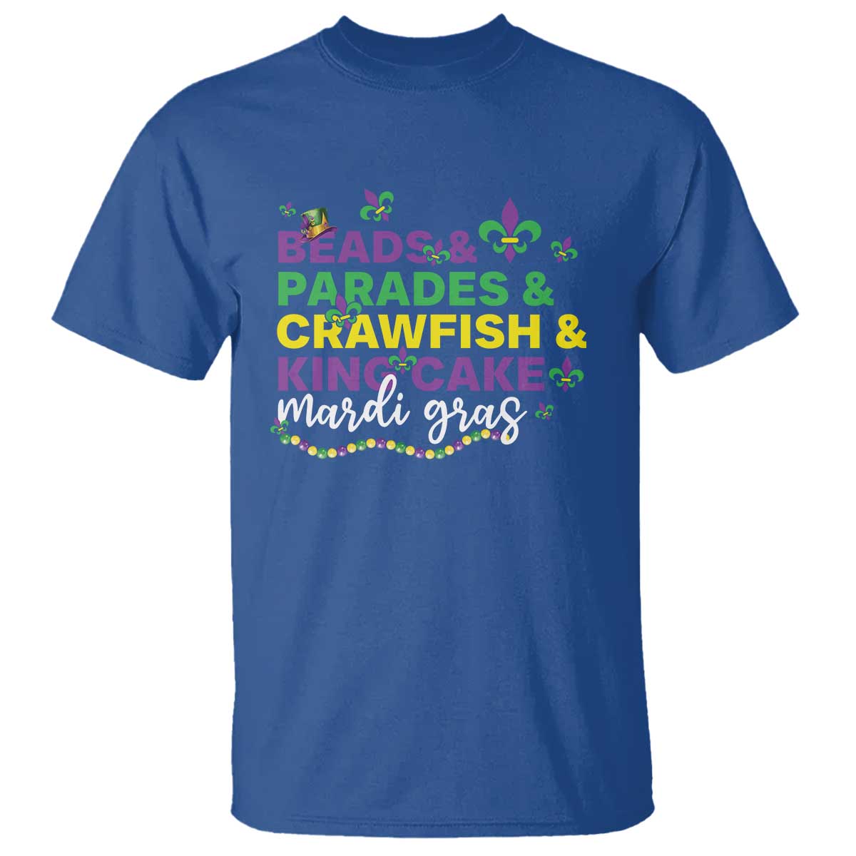 beads-parades-crawfish-king-cake-mardi-gras-t-shirt