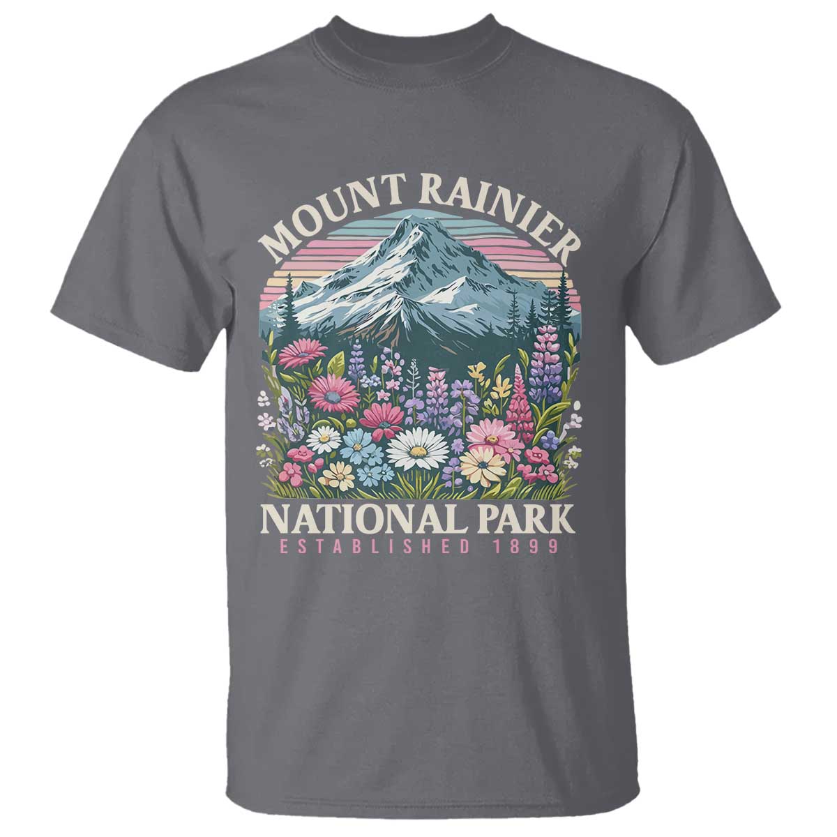 mount-rainier-national-park-t-shirt-retro-vintage-wildflowers