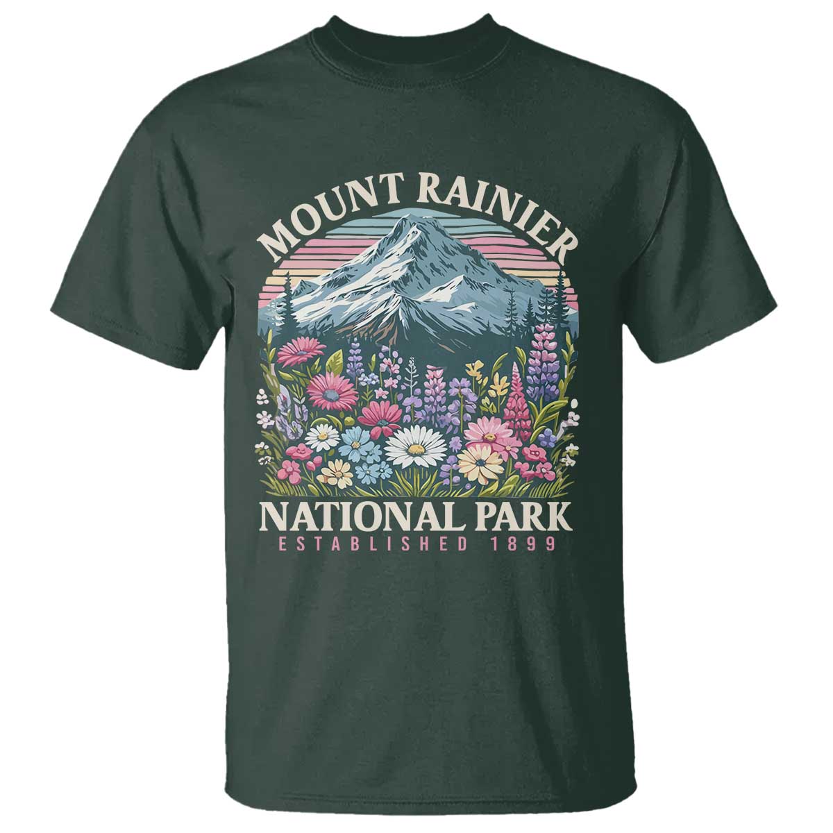 mount-rainier-national-park-t-shirt-retro-vintage-wildflowers
