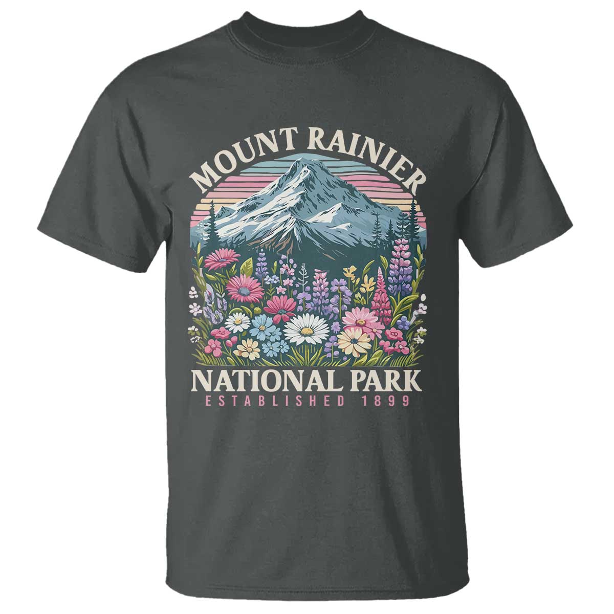 mount-rainier-national-park-t-shirt-retro-vintage-wildflowers