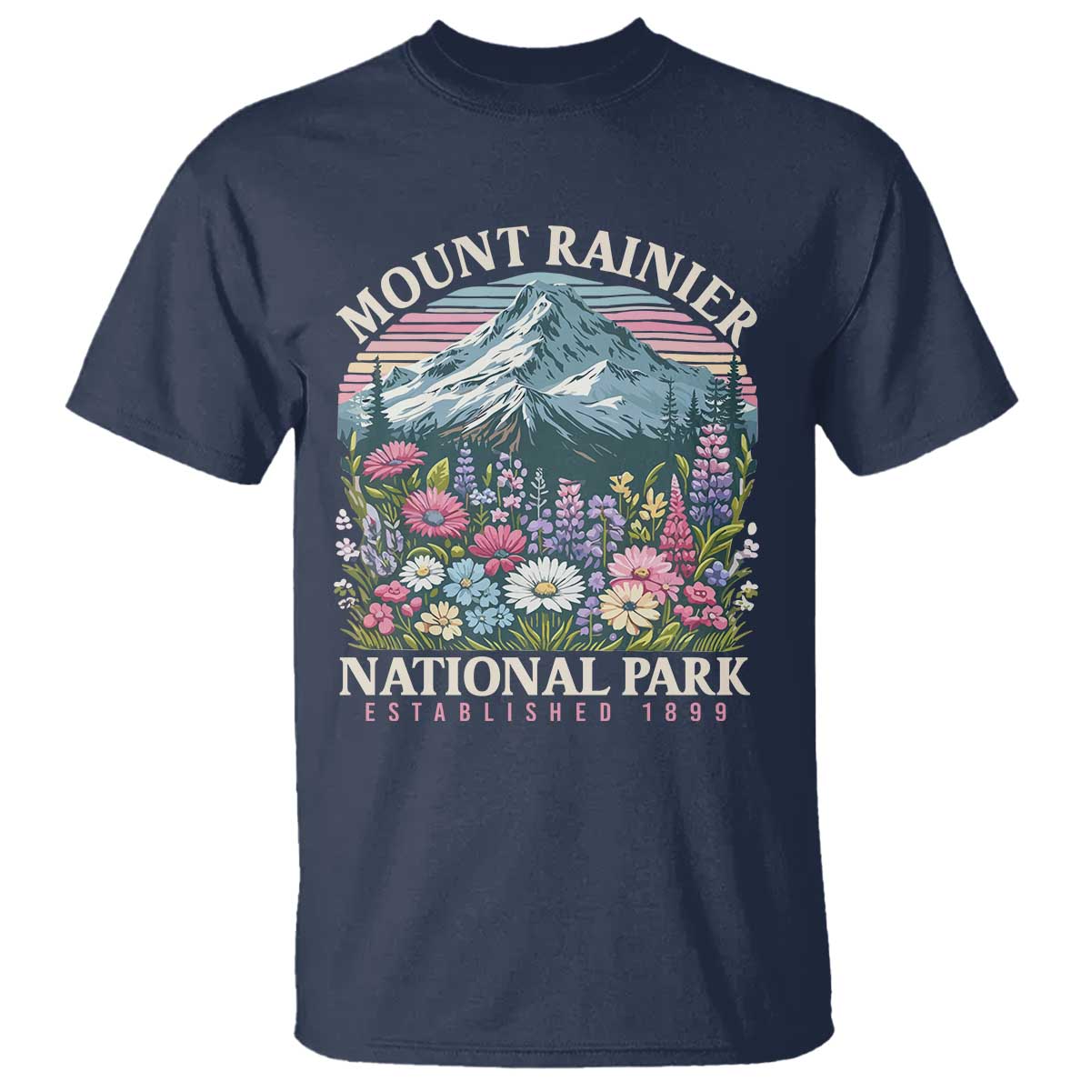 mount-rainier-national-park-t-shirt-retro-vintage-wildflowers