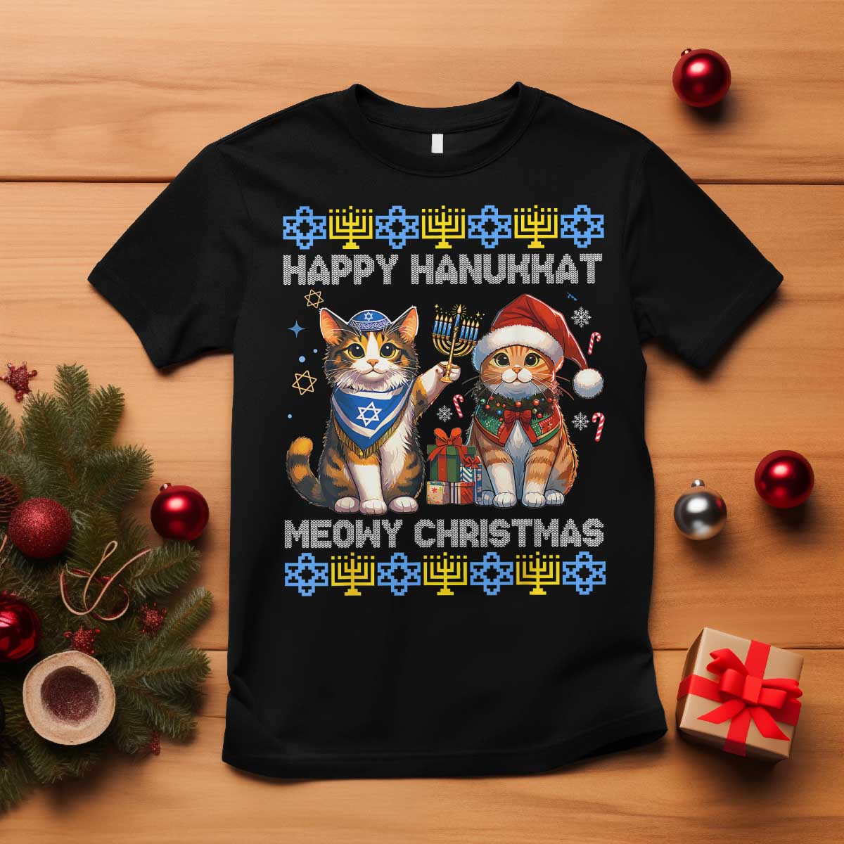 cat-merry-christmas-happy-hanukkah-t-shirt-jewish-christian-ugly-hanukkah