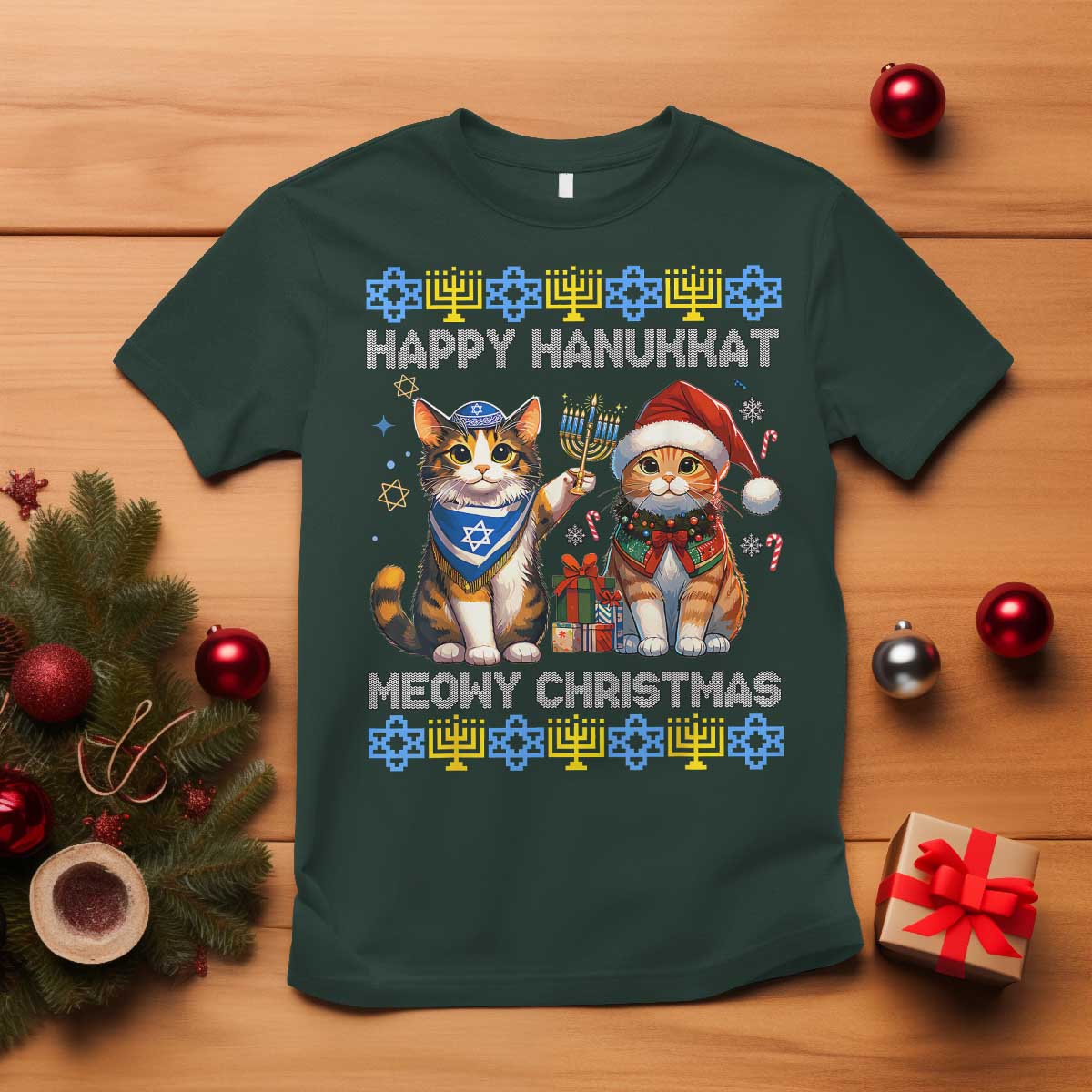 cat-merry-christmas-happy-hanukkah-t-shirt-jewish-christian-ugly-hanukkah