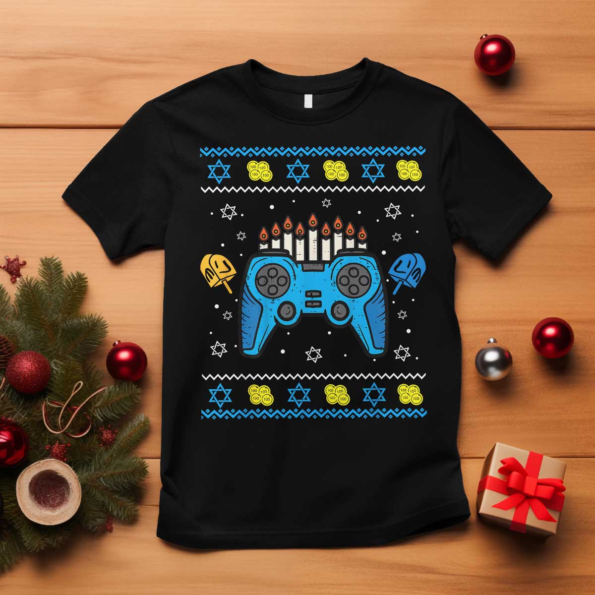 happy-hanukkah-t-shirt-jewish-video-game-gamer-ugly-hanukkah-chanukah