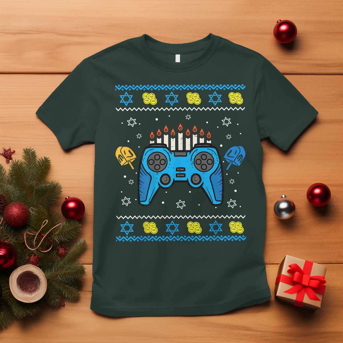 happy-hanukkah-t-shirt-jewish-video-game-gamer-ugly-hanukkah-chanukah