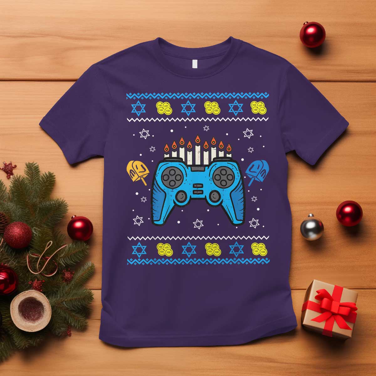 happy-hanukkah-t-shirt-jewish-video-game-gamer-ugly-hanukkah-chanukah