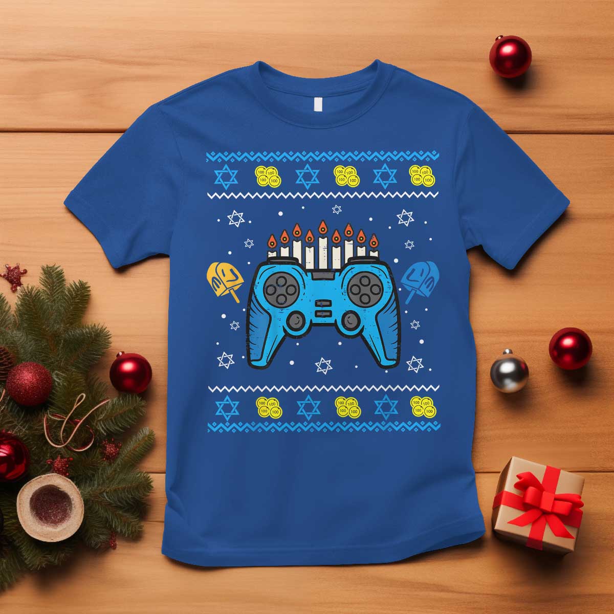happy-hanukkah-t-shirt-jewish-video-game-gamer-ugly-hanukkah-chanukah