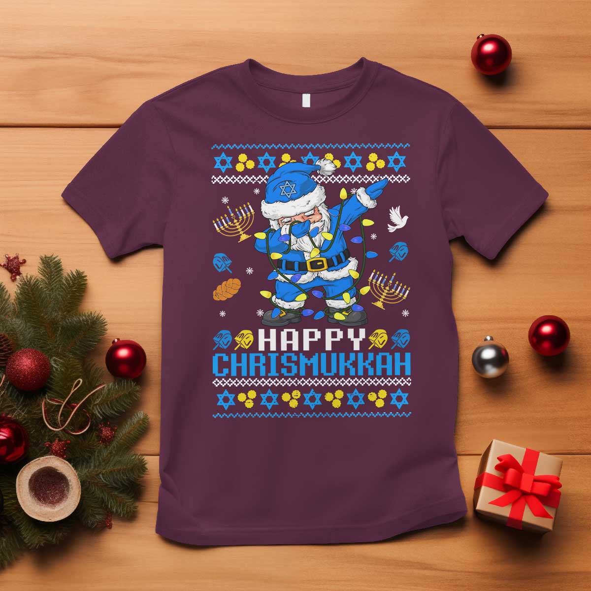 happy-chrismukkah-merry-christmas-hanukkah-t-shirt-dabbing-santa-ugly-chanukah-jewish