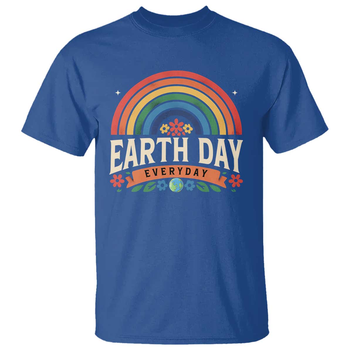 earth-day-t-shirt-everyday-retro-rainbow