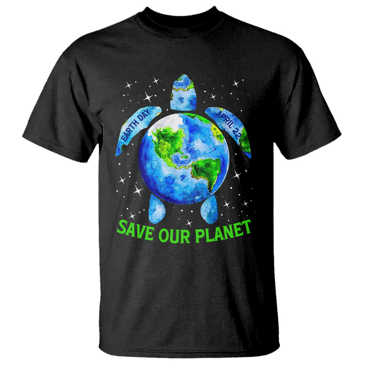 earth-day-2025-t-shirt-save-the-planet-sea-turtle-recycle-ocean-environment