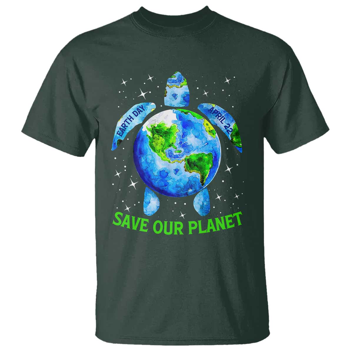 earth-day-2025-t-shirt-save-the-planet-sea-turtle-recycle-ocean-environment