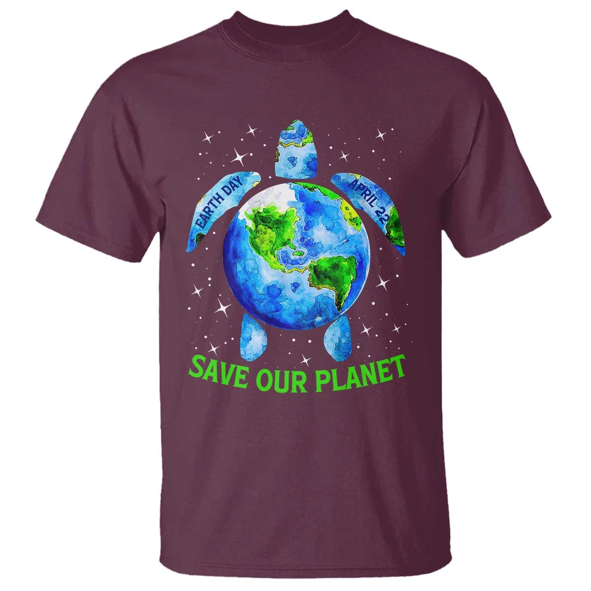 earth-day-2025-t-shirt-save-the-planet-sea-turtle-recycle-ocean-environment