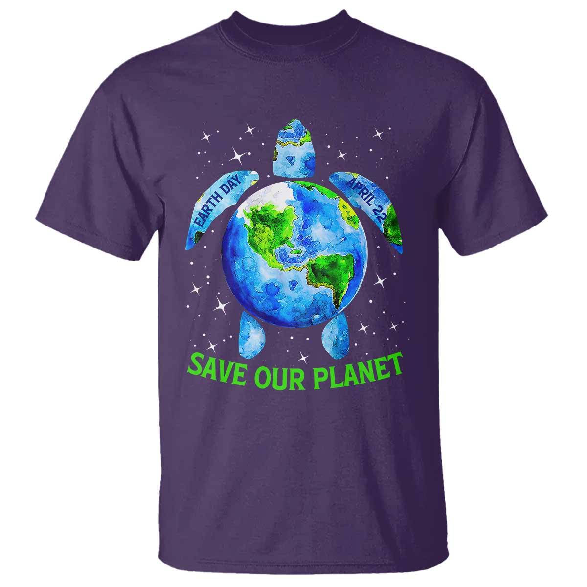 earth-day-2025-t-shirt-save-the-planet-sea-turtle-recycle-ocean-environment