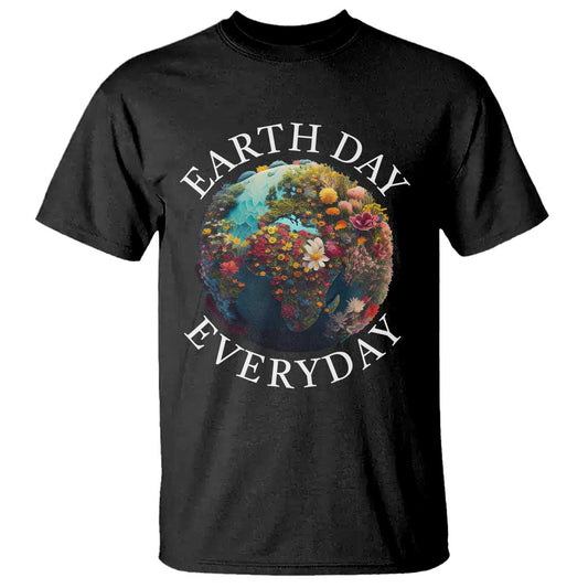 earth-day-everyday-t-shirt-with-floral-nature-lover-climate-change