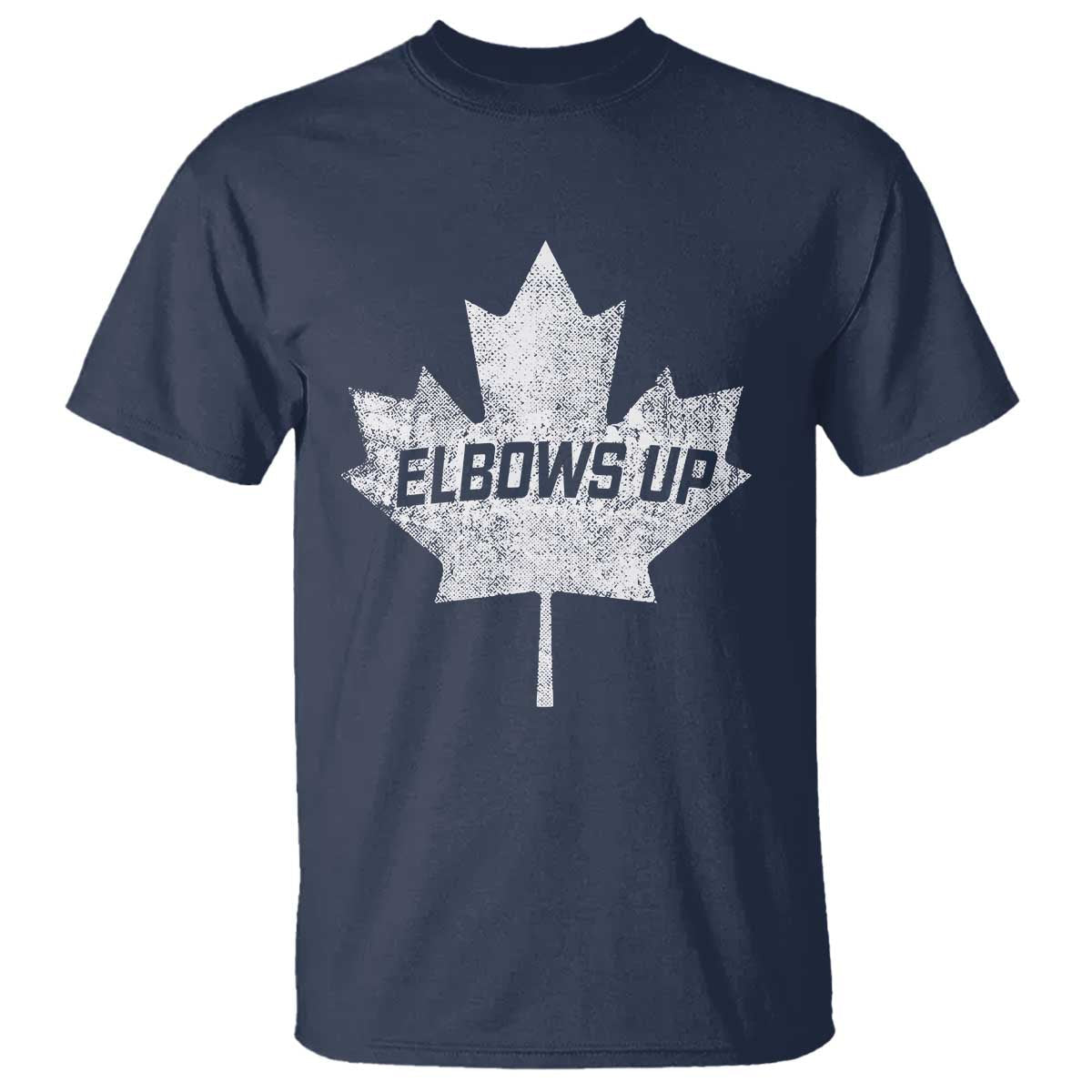 elbows-up-canada-t-shirt-true-north-strong-and-free-maple-leaf-proud-canadian