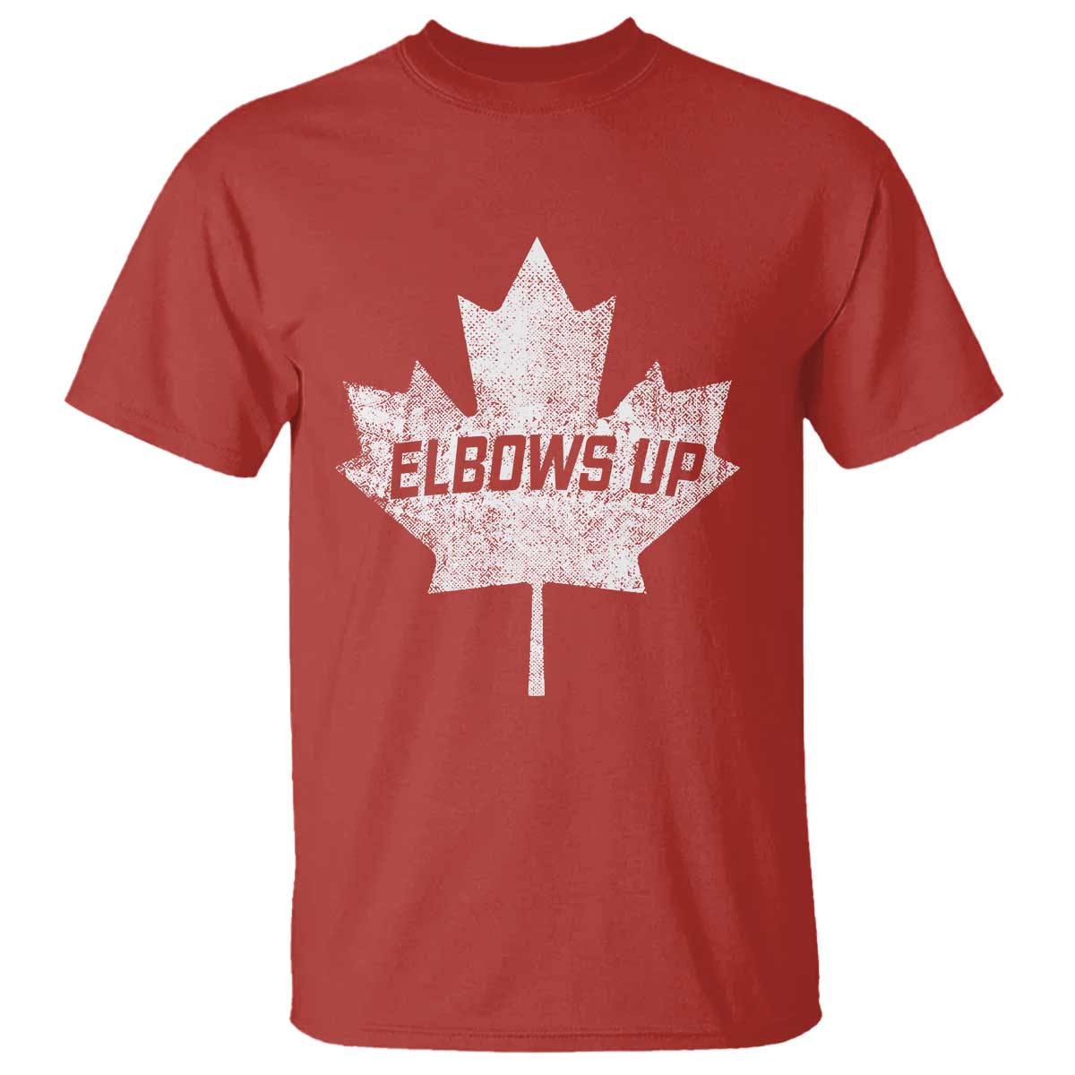 elbows-up-canada-t-shirt-true-north-strong-and-free-maple-leaf-proud-canadian