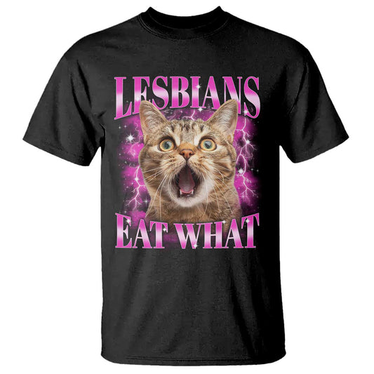 lesbians-eat-what-t-shirt-funny-cat-gay-pride-lgbtq-pun