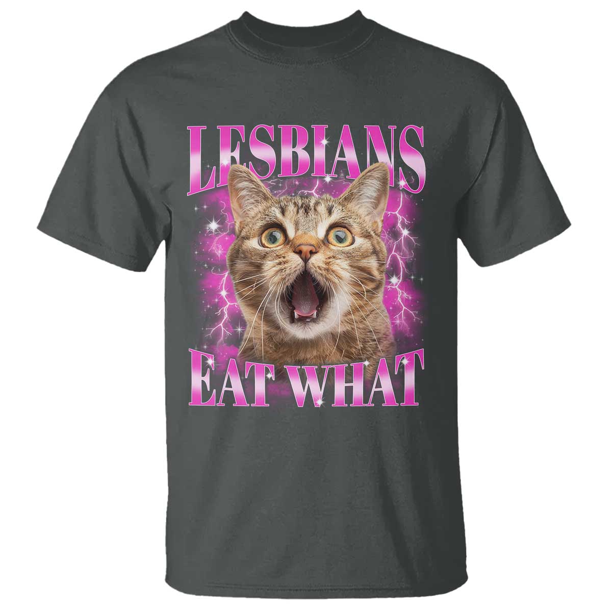 lesbians-eat-what-t-shirt-funny-cat-gay-pride-lgbtq-pun