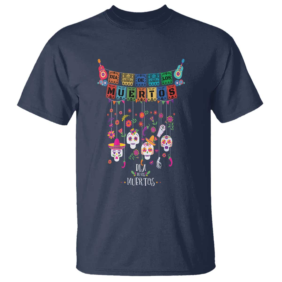 dia-de-los-muertos-funny-day-of-the-dead-t-shirt-hanging-sugar-skull-skulls-halloween