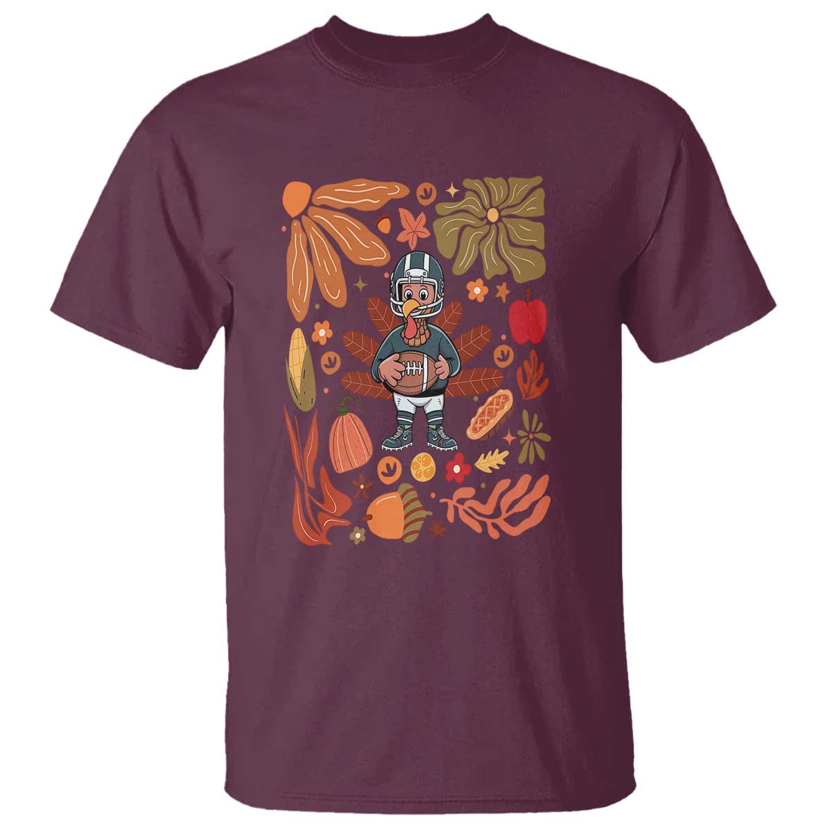 thanksgiving-turkey-and-touchdowns-football-t-shirt-boho-floral-game-day-fall-vibes
