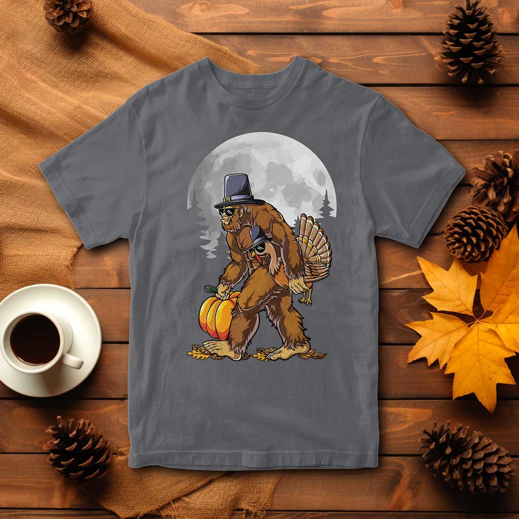 bigfoot-pilgrim-turkey-pumpkin-thanksgiving-day-t-shirt-sasquatch