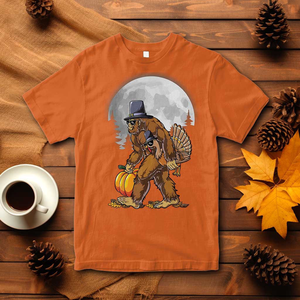 bigfoot-pilgrim-turkey-pumpkin-thanksgiving-day-t-shirt-sasquatch