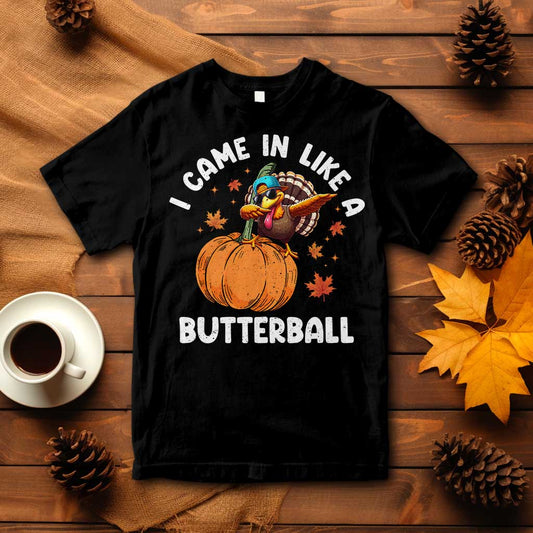 funny-thanksgiving-turkey-t-shirt-came-in-like-a-butterball