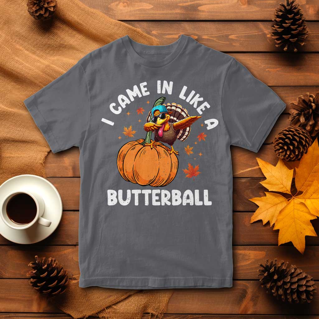 funny-thanksgiving-turkey-t-shirt-came-in-like-a-butterball