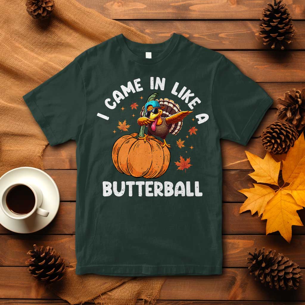 funny-thanksgiving-turkey-t-shirt-came-in-like-a-butterball