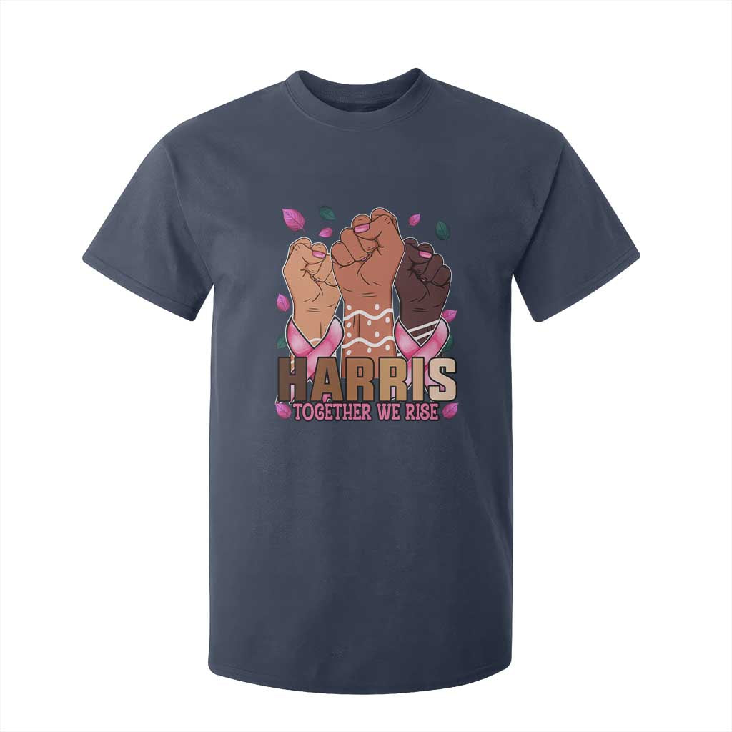 Breast Cancer Support Month Kamala Harris T Shirt For Kid In October We Wear Pink 2024 Together We Rise