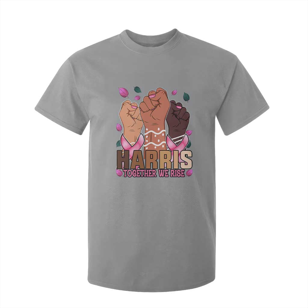 Breast Cancer Support Month Kamala Harris T Shirt For Kid In October We Wear Pink 2024 Together We Rise