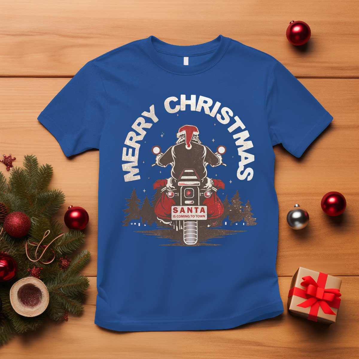 motorcycle-christmas-t-shirt-santa-riding-to-town-merry-xmas