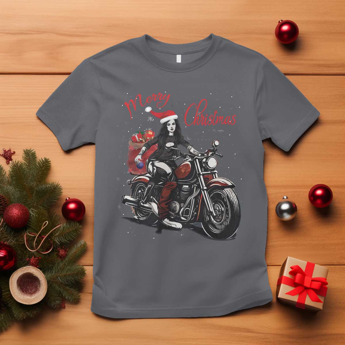 girl-motorcycle-santa-t-shirt-lady-biker-merry-christmas