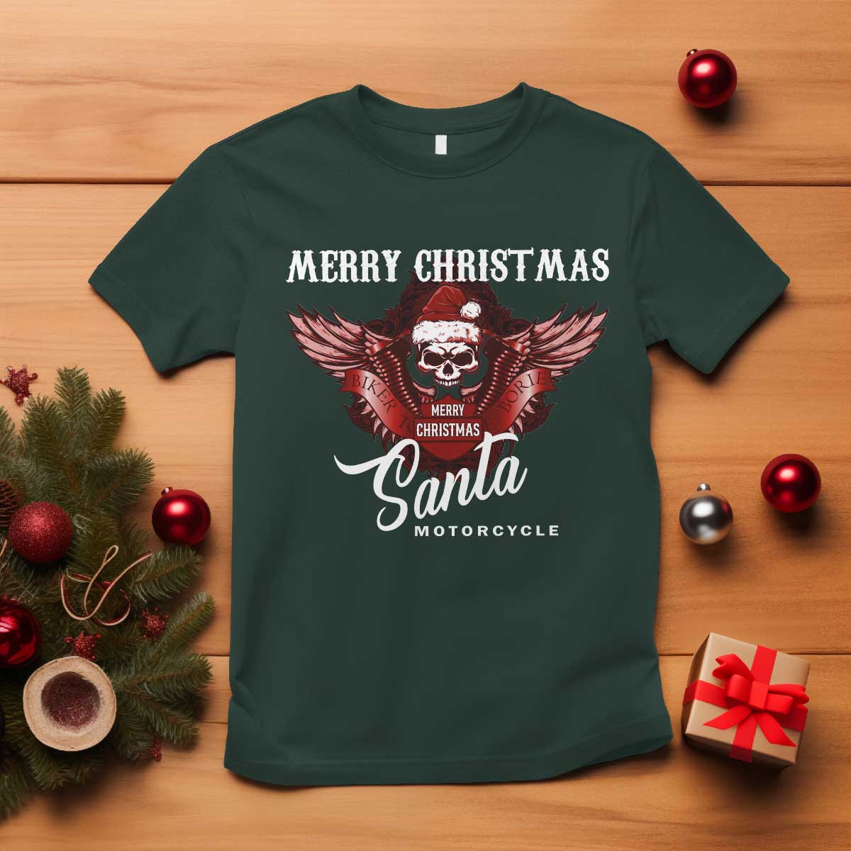 motorcycle-biker-santa-t-shirt-merry-christmas-skull-xmas