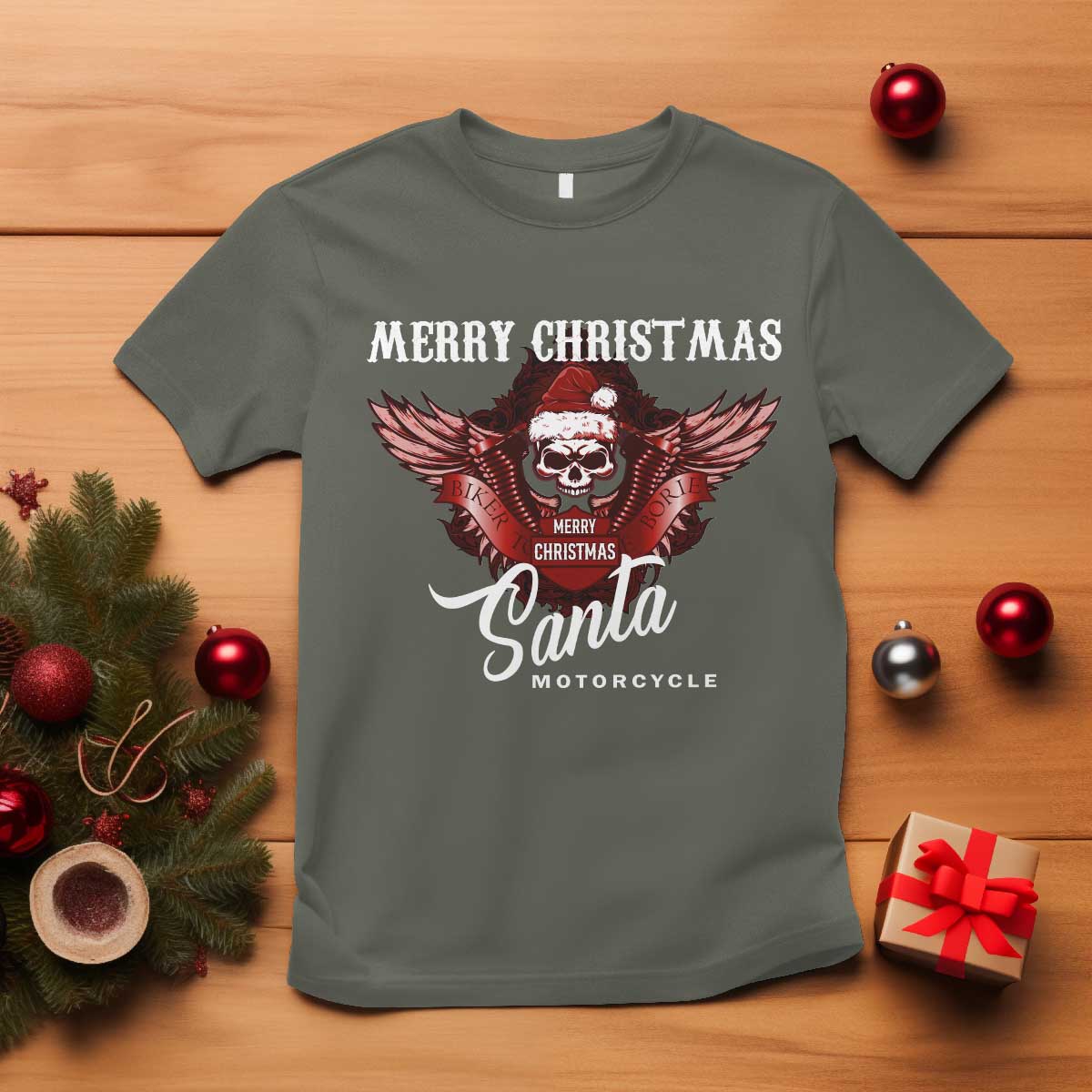 motorcycle-biker-santa-t-shirt-merry-christmas-skull-xmas