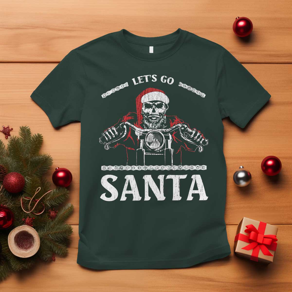 funny-christmas-motorcycle-santa-t-shirt-lets-go-santa-skull-motorbike-rider