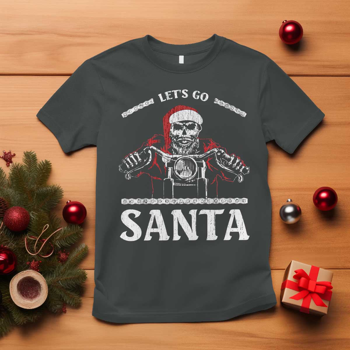 funny-christmas-motorcycle-santa-t-shirt-lets-go-santa-skull-motorbike-rider