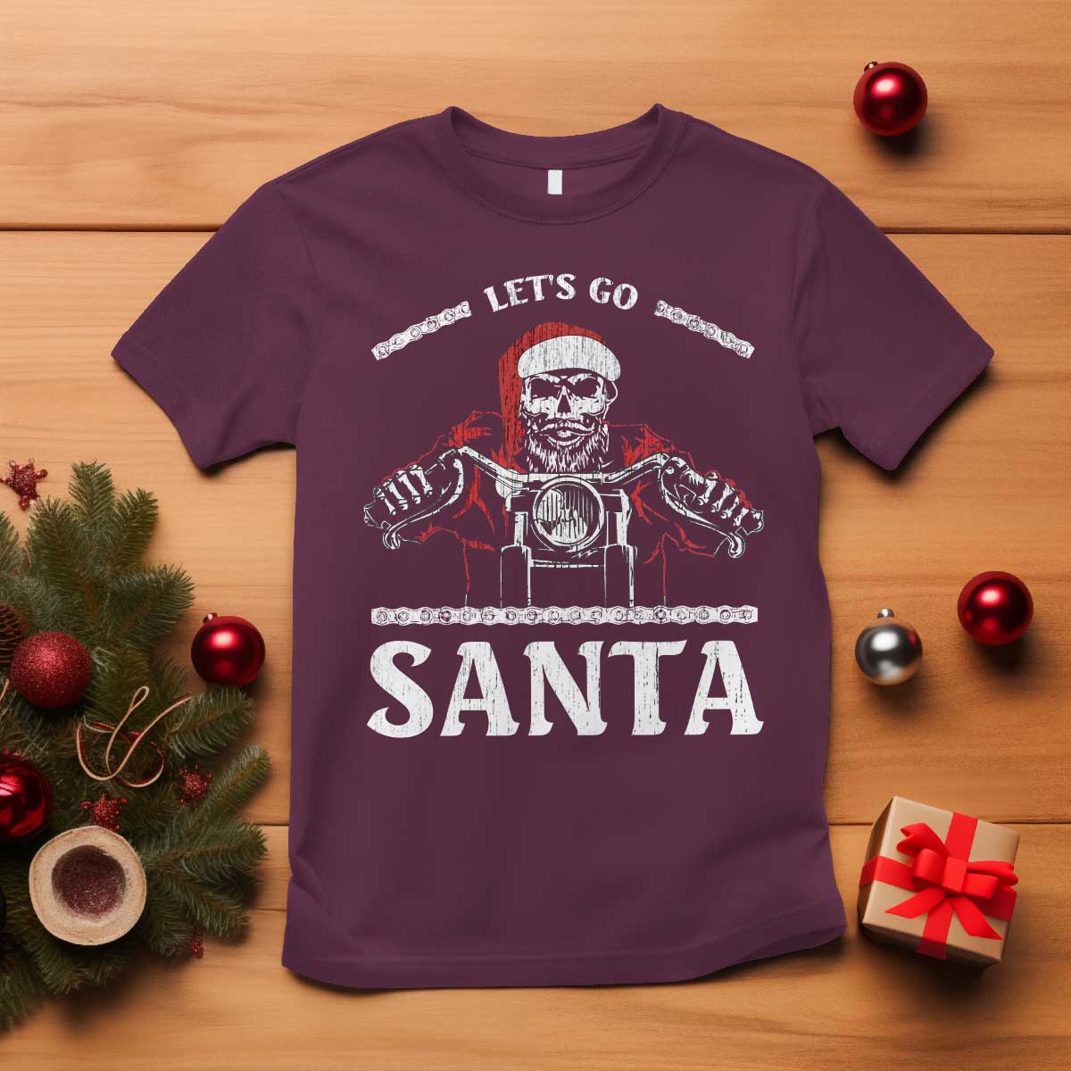 funny-christmas-motorcycle-santa-t-shirt-lets-go-santa-skull-motorbike-rider