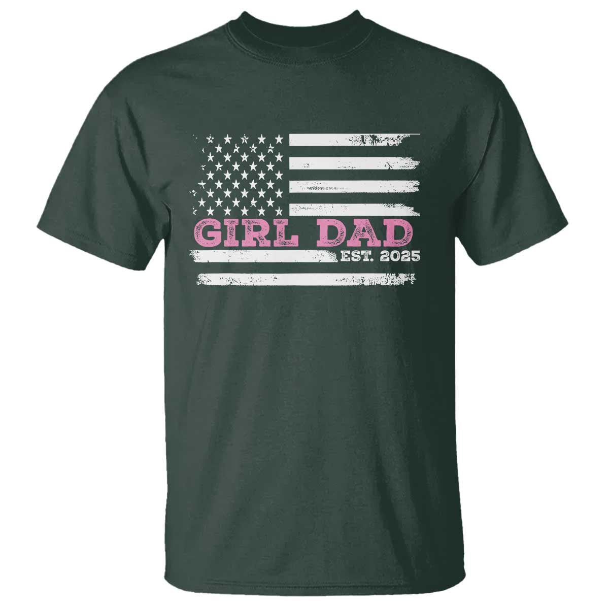 dad-of-girl-est-2025-t-shirt-father-girl-to-be-2025-daddy-fathers-day-usa-flag