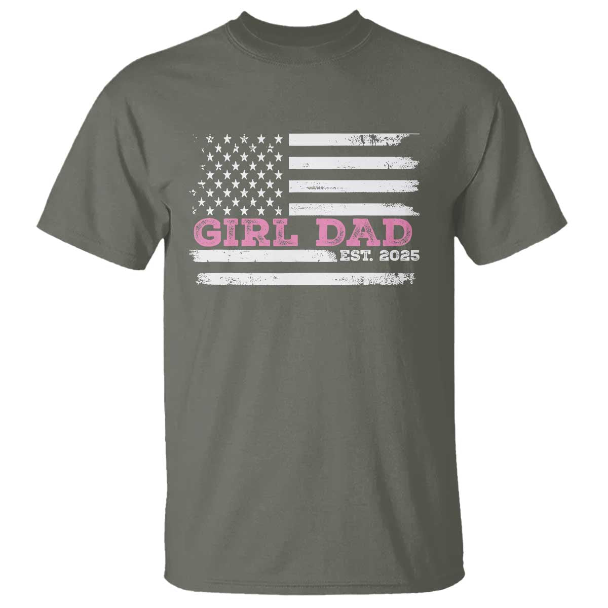 dad-of-girl-est-2025-t-shirt-father-girl-to-be-2025-daddy-fathers-day-usa-flag